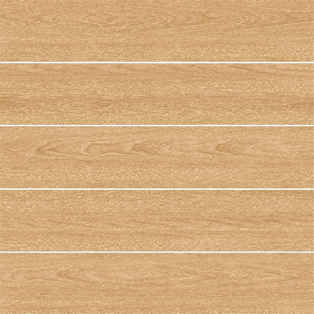 Glazed 200*1200 Wooden Finish Ceramic floor wall Tile 