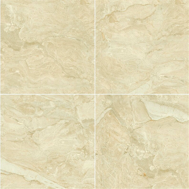 800*800mm Beige Marble Glazed Porcelain Floor Tile 