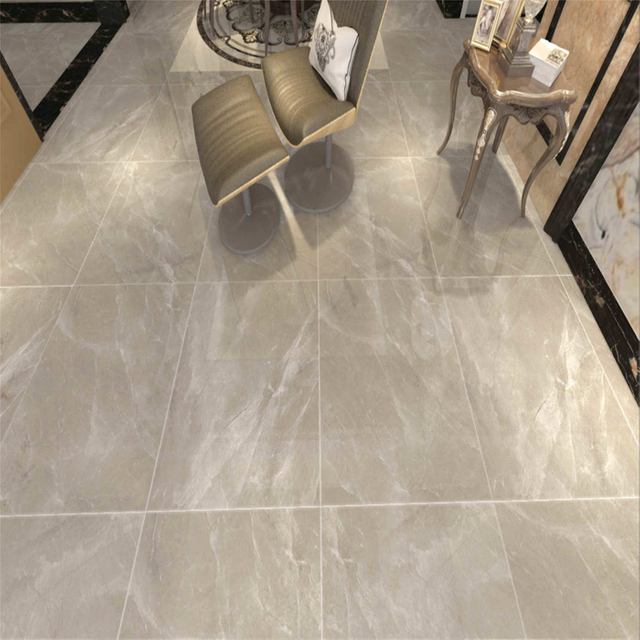 Gray Color 800*800mm Full Polished Glazed Porcelain Tile