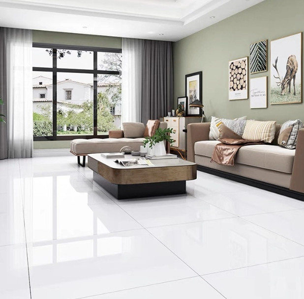 How Durable are Super White Polished Tiles