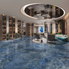 Luxury Jade Series Blue Color Full Polished Glazed Tile 